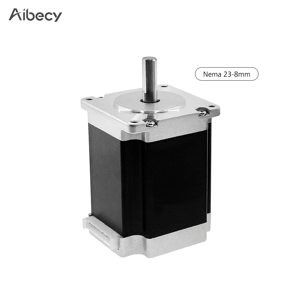 Шаговый электродвигатель Aibecy Nema 23 с приводными выводами вала диаметром 8 мм/6 35 мм