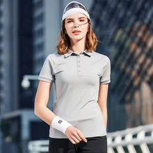 Willarde рубашка для гольфа Для женщин короткий рукав спортивные футболки поло быстросохнущая Тонкий открытый тренировка, Теннис Спортивная одежда для бадминтона Топы