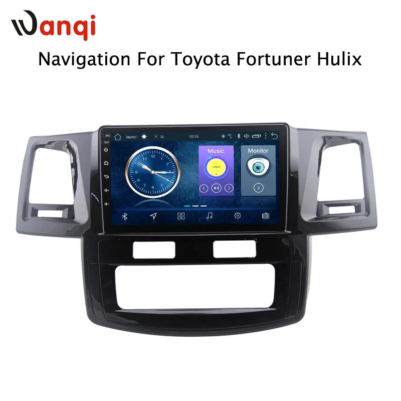  Android 8.1 car gps multimedia video radio player for Toyota 2007-2015 fortuner hulix navigation st