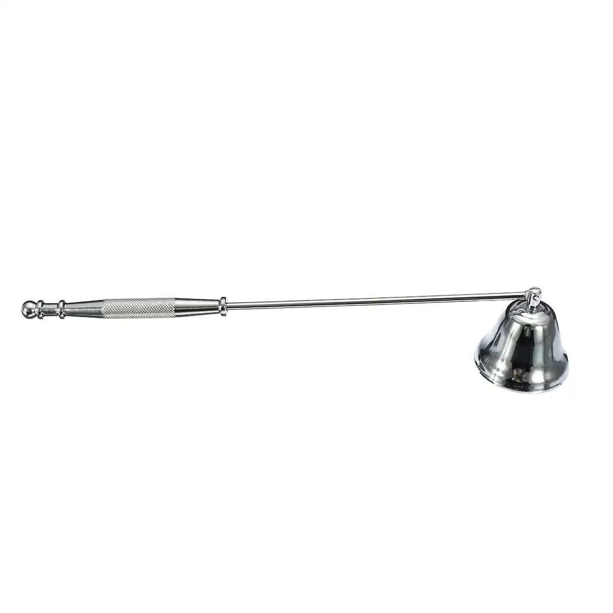 Silver Stainless Steel Candle Extinguishing Tool Candle Snuffer with Long Handle