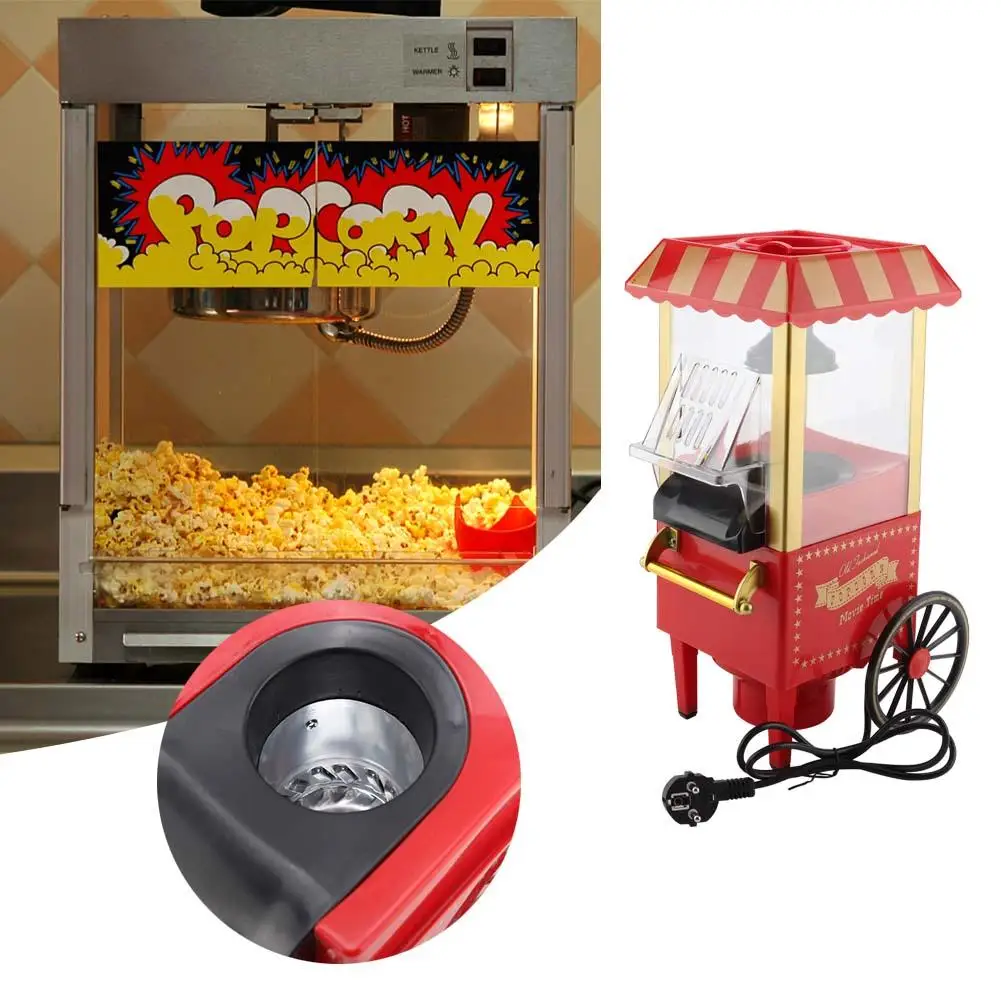 220-240 в компактный электрический Попкорн с горячим воздухом машина для кукурузы для дома вечерние кухонные приборы