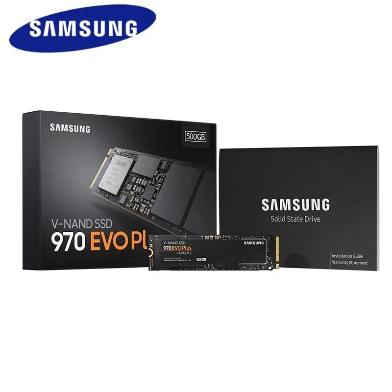 Samsung Ssd M.2 1 ТБ 250gb 500gb 970 Evo Plus Nvme Внутренний твердотельный диск Жесткий диск M2 2280 Mlc Pcie Gen 3,0X4, Nvme 1,3