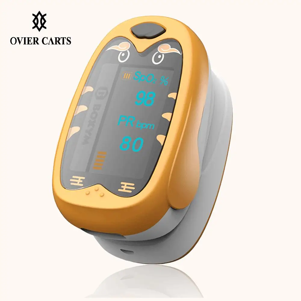 

Pediatric Oximetro Baby Finger Pulse Oximeter Pulso De Dedo SpO2 Heart Rate Oximeters OLED Pulsioximetro Children USB Charging