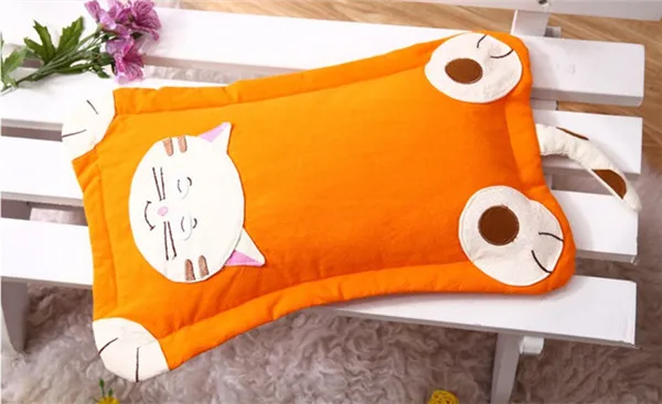 Open Mouth Cat Pillow Case small - orange