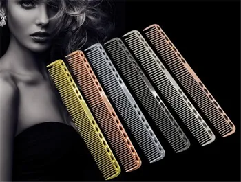 

Hot 500 pcs Stainless Steel Professional Salon Hair Hairdressing Anti-static Barbers Comb