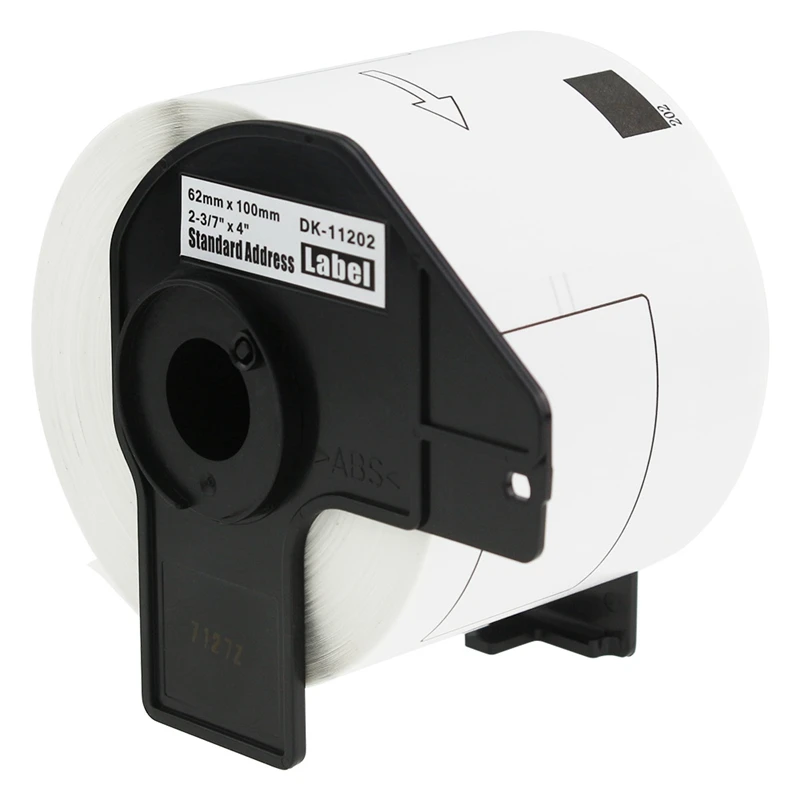ايمو 4 لفات DK-1202 62mm x 100 m متوافق لأخيه QL-570 QL-1050 لصيقة علامة لاصق الباركود DK1202 DK 1202