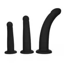 Silicone Smooth Anal Plug, Penis Dildo Prostate Massager Butt Plug, Erotic Sex Toys Anal Vagina Orgasm Masturbator for Woman Man