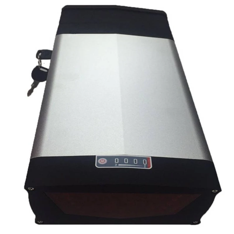 

SWORDS FOX 48V 20Ah Electric Bike Battery 54.6V 3A Charger 48v 1000w Rear Rack battery with tail light