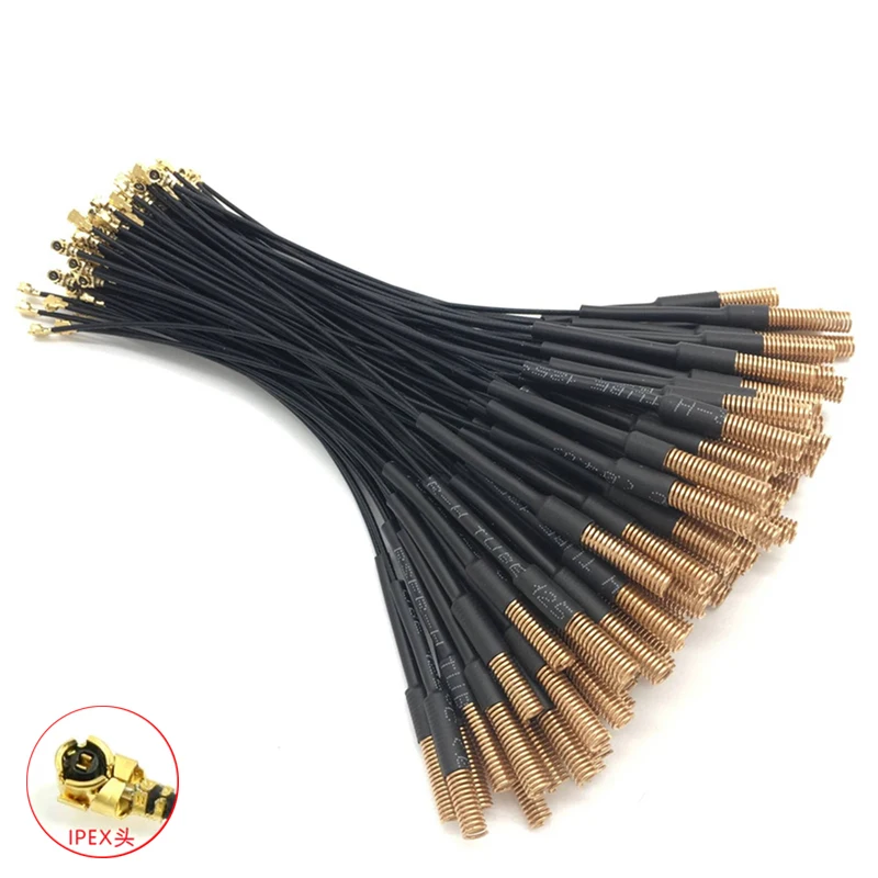 

5pcs/set lora antenna 433mhz antenna spring antenna data module antenna RF1.13 10cm ipex line welding 433mhz spring