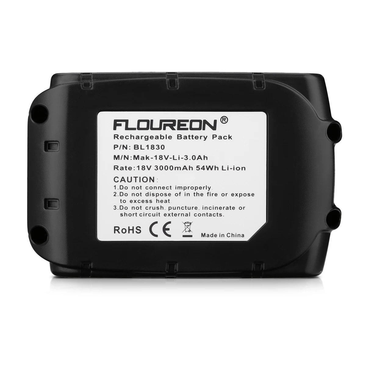 Продвижение floureon 18 V 3Ah литий-ионная аккумуляторная Батарея для беспроводная дрель makita 194205-3 LXT-400 BL1830 BL1815 BL1835