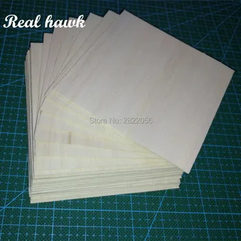 

100x100x0.75mm AAA+ Balsa Wood Sheets Model Balsa Wood for DIY RC model wooden plane boat material