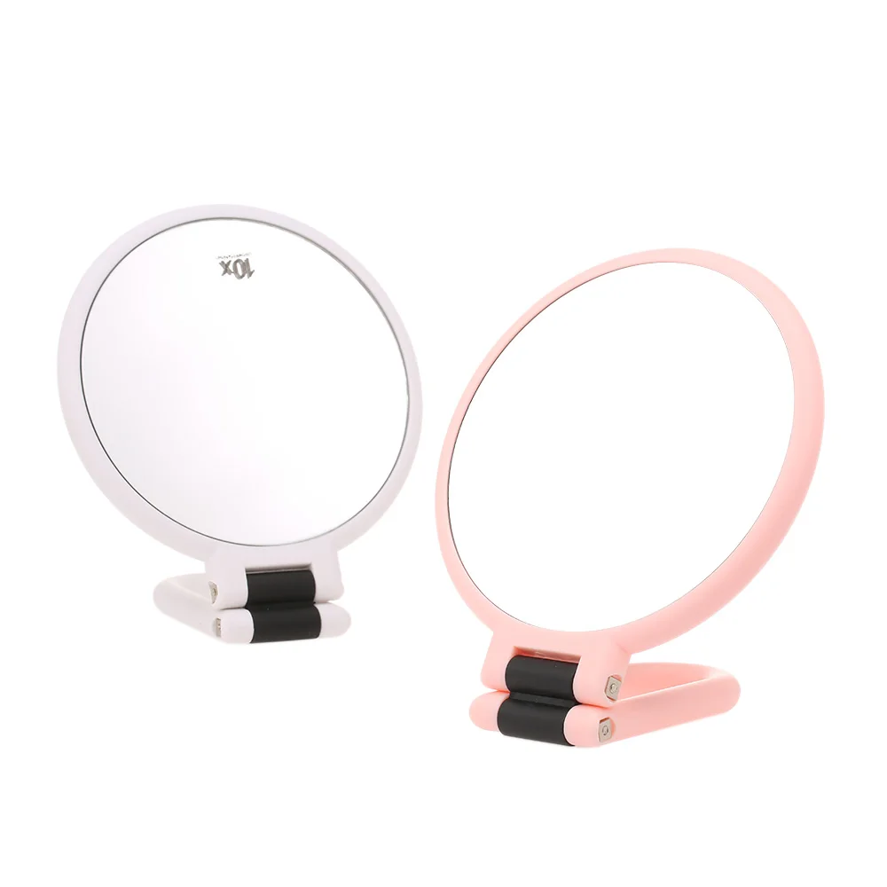 

New 10X/15X Makeup Mirror Double Sided Folding Mirror Travel Makeup Mirror High Definition Magnifying Beauty Cosmetic Mirror Set