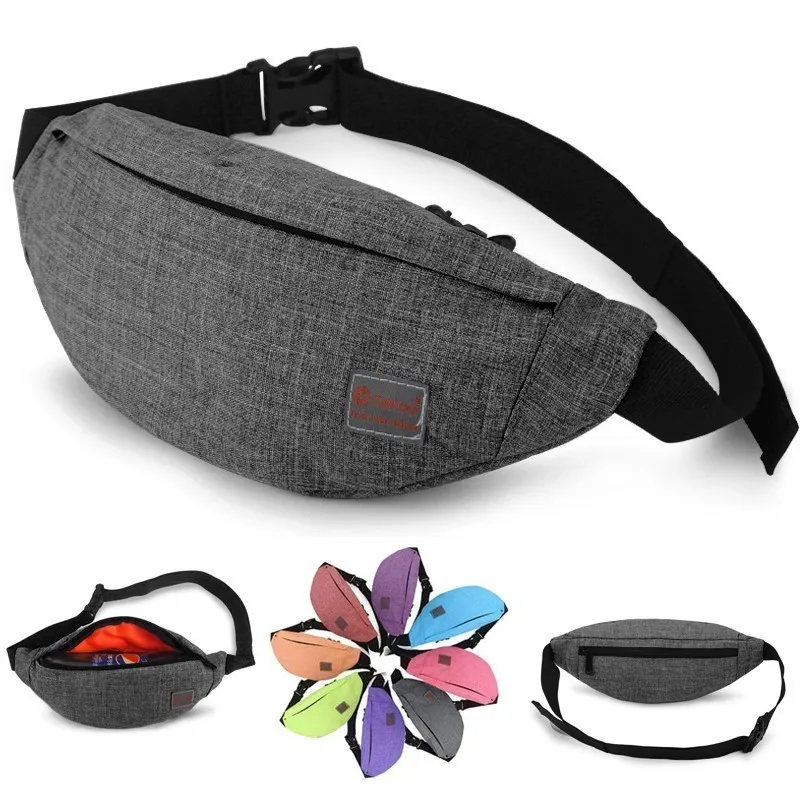 

Outdoor unisex Waistbag Hiking Zip Bag Fanny Pack New Running Waist Bag Mobile Jogging Belt Belly Bag man woman Fitness Bag