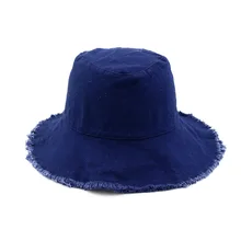 Женский бассейна джинсовые кепки повседневное дикий шляпа с бахромой складной рыбак шляпа Sunprotect для женщин Дорожные кепки Лидер продаж