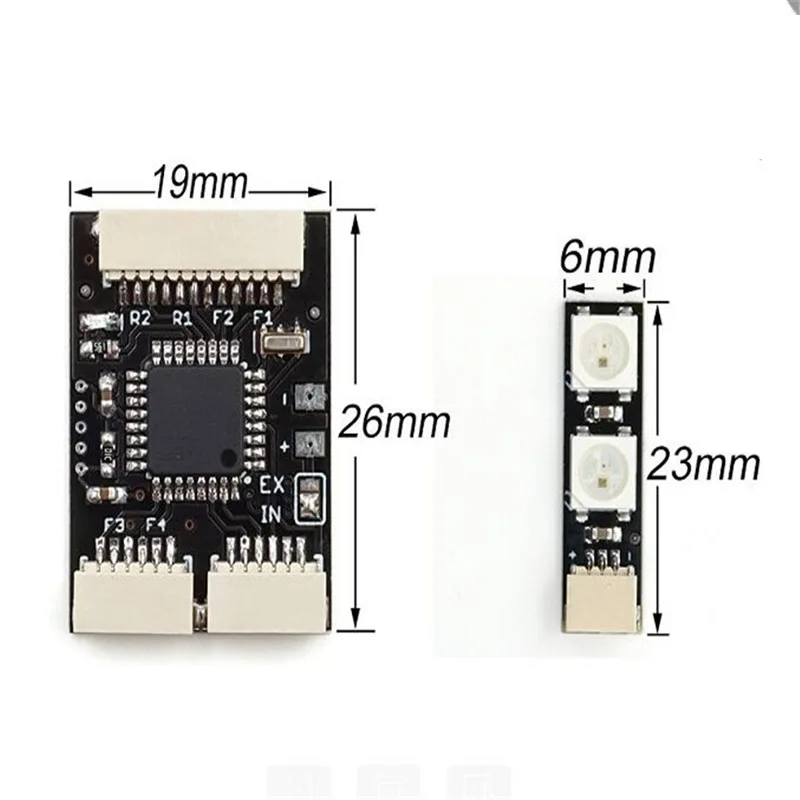 Fishbonne Mavlink светодиодный навигации светильник доска для Контроллер полета Pixhawk APM2.6/2,8 2/3/4/5 Pixracer NAVIO2 pxfmini F светильник контроллера дрона с дистанционным управлением