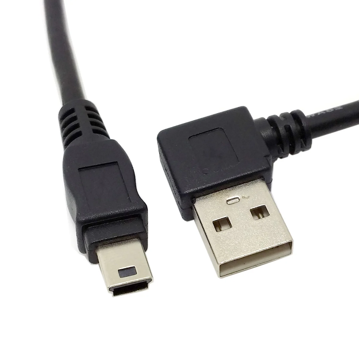 

CYDZ CY USB 2.0 A Male Left Angled 90 Degree to USB Mini B Male Cable 50cm