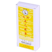 10Pcs/Box Smokeless Moxa Rolls Chinese Traditional Roller Stick Roller Burner Moxibustion Acupuncture Massage ten years old moxa roll chinese pure mox roller stick rolls moxibustion mugwort moxa artemisia acupuncture massage therapy