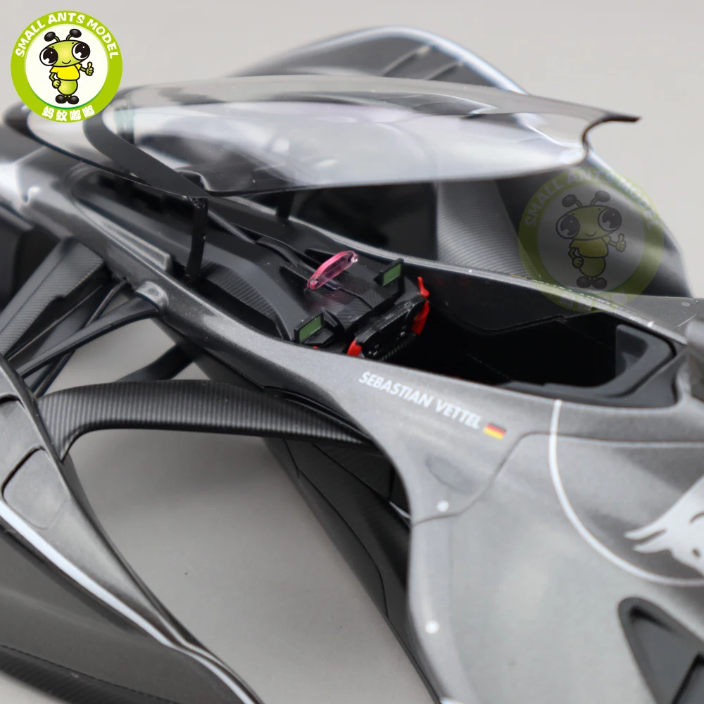 1/18 AUTOART 18116 красный бык X2014 фанатский автомобиль темно серебряный металлик Модель