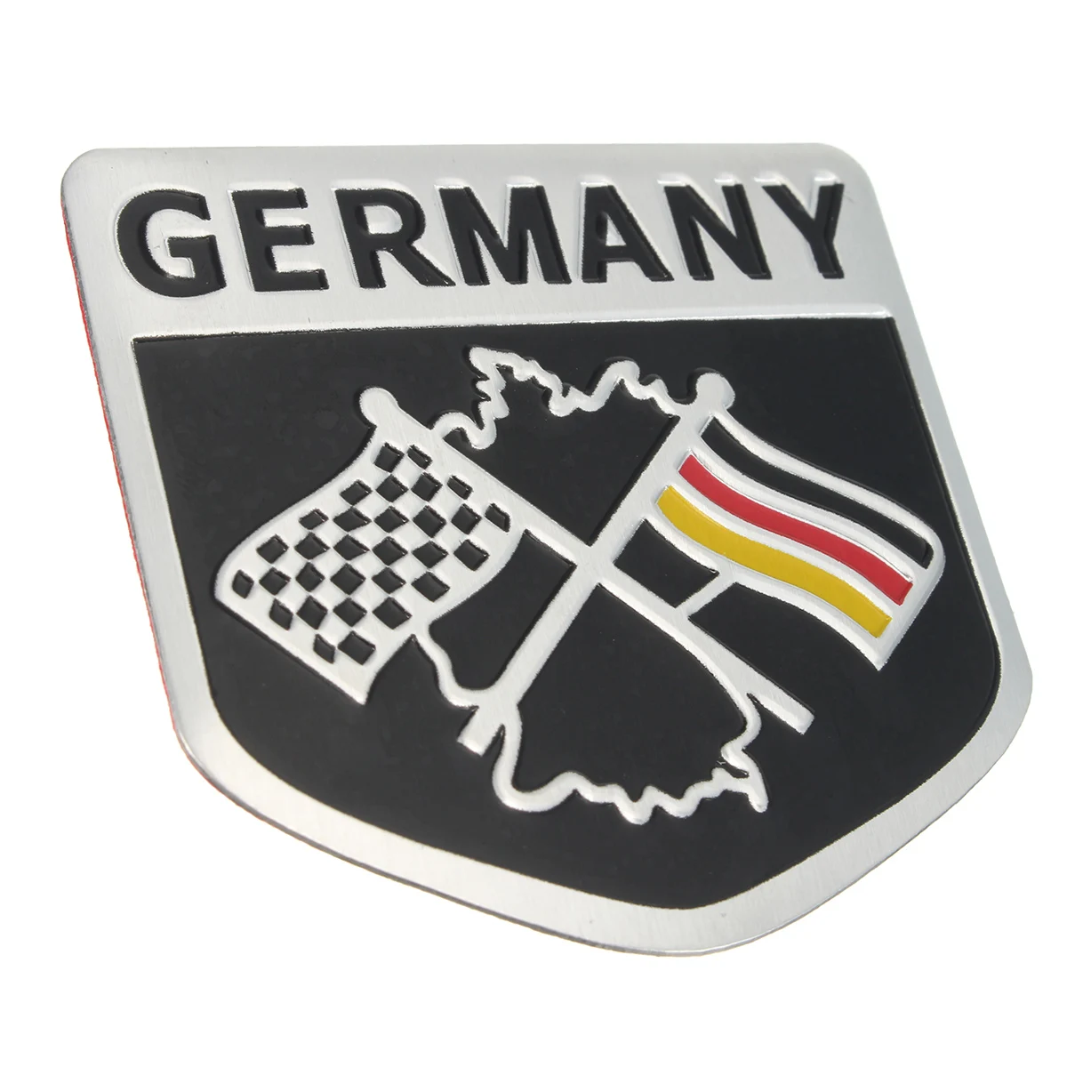 【Mary DAI Store】Universal Flag Front Bumper Car Sticker Emblem Badge VW /Audi /Honda /Benz. 