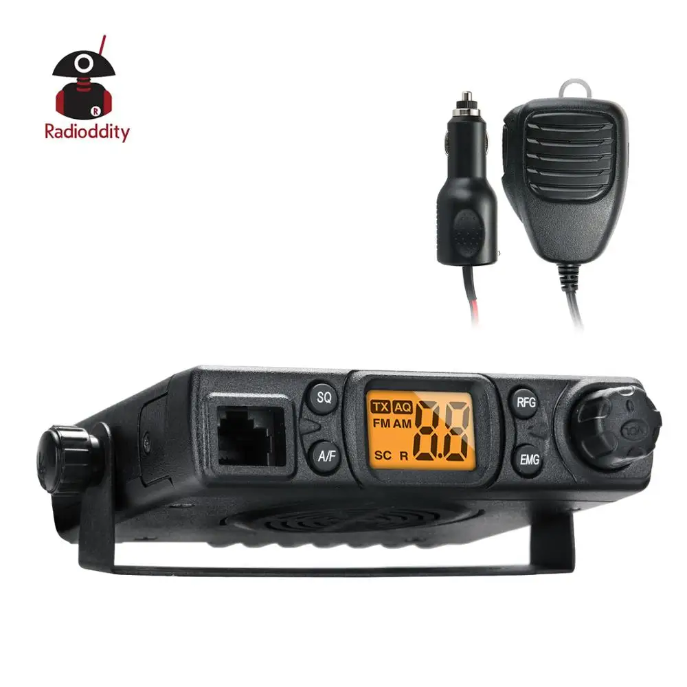 

Radioddity CB-27 CB Radio Mobile 40-Channel AM Instant Emergency Channel 9/19 PA System RF Gain with Microphone License-free