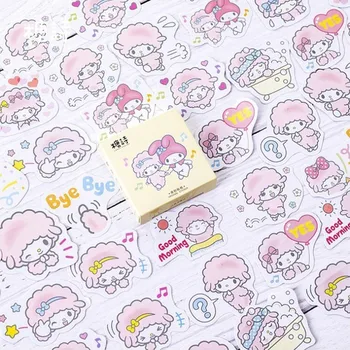 

Sheep and Rabbit Pattern Boxed Stickers Decoracion Scrapbooking Japanese DIY Office Stationery School Supplies 45PCS /Pack