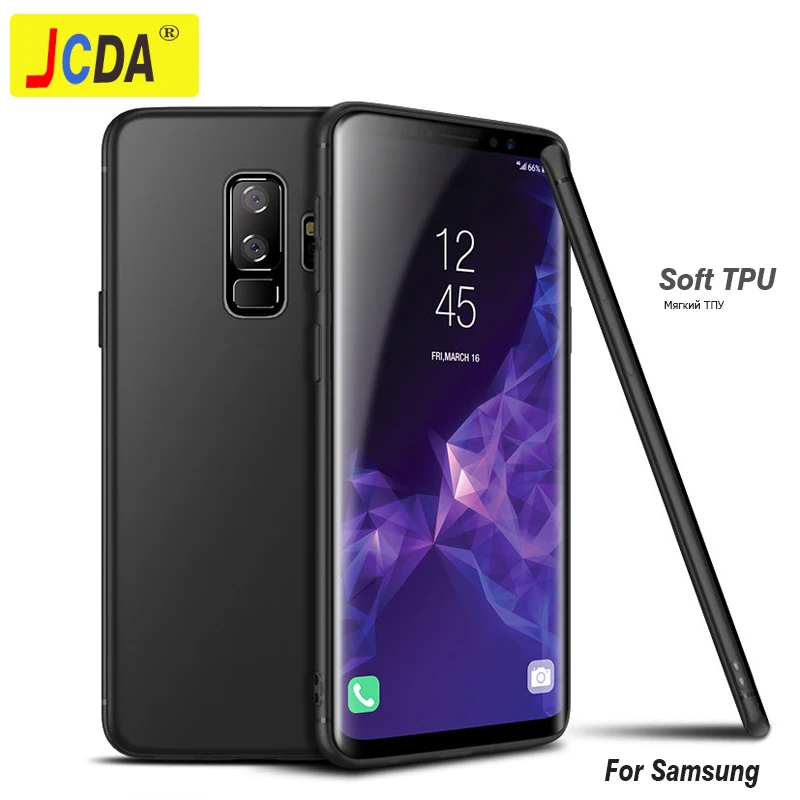 

Soft TPU Case For Samsung Galaxy S10 Plus Cover Galaxy Note 9 Cases Carcas Fine Matte Silicone Capa Coque Housing Shockproof S9