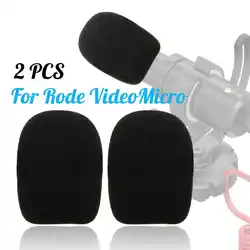 1 пара микрофон на лобовое стекло губка пенное покрытие для Rode VideoMicro аудио
