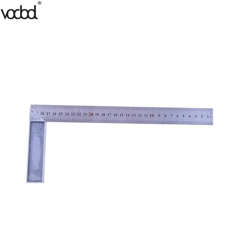 

VODOOL Try Square Metal Steel Engineers Set Woodworking Wood Measuring Tool Right Angle Ruler 90 Degrees Measurement Instruments