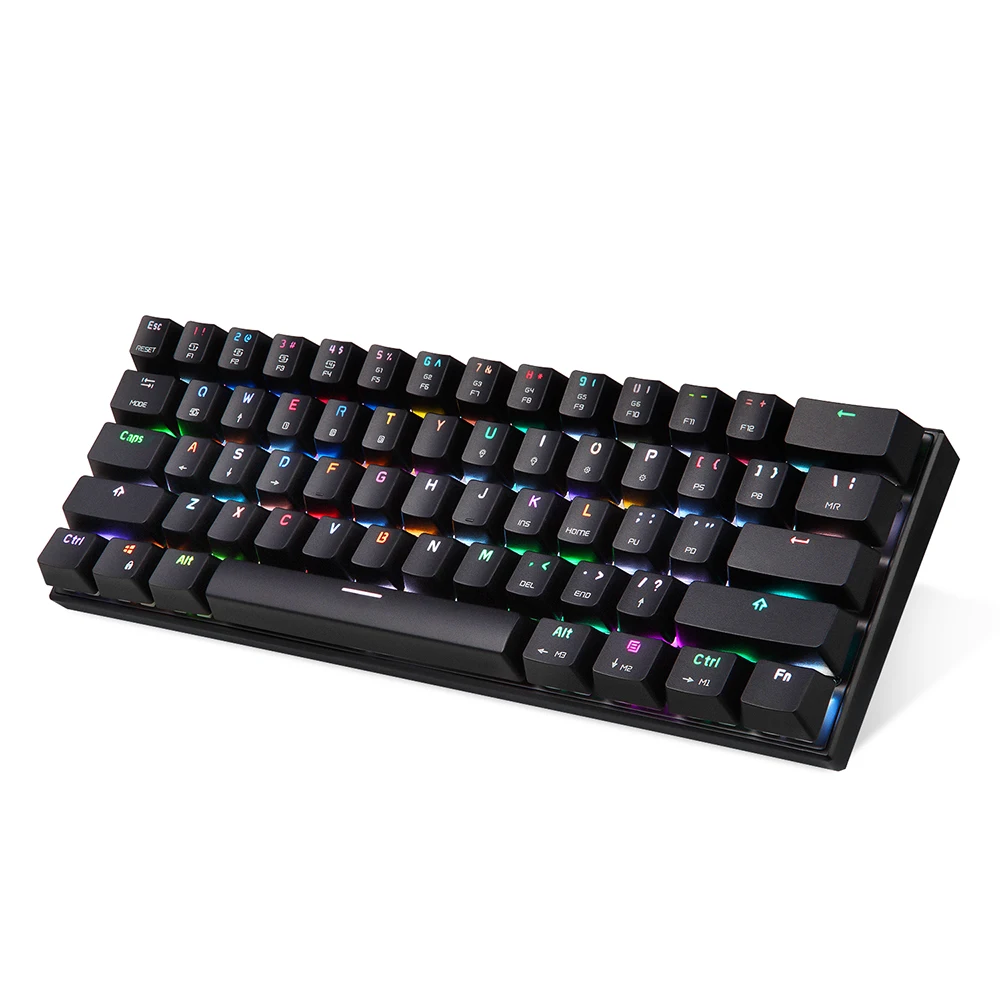 Motospeed CK62 BT3.0 USB Проводная клавиатура RGB механическая игровые клавиатуры для