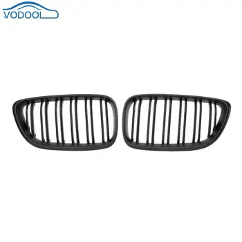 

1pair Matte Black Car Front Bumper Kidney Grill Grilles For BMW 2 Series F22 F23 F87 M2 Auto Car Racing Grills