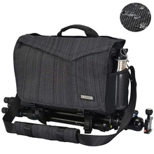 Waterproof Nylon Camera Messenger Bag Travel DSLR Camera Backpack with Rain Cover for Sony Nikon Canon Digital Camera Lens Case practical camera bag travel backpack camera lens for nikon canon water resistant
