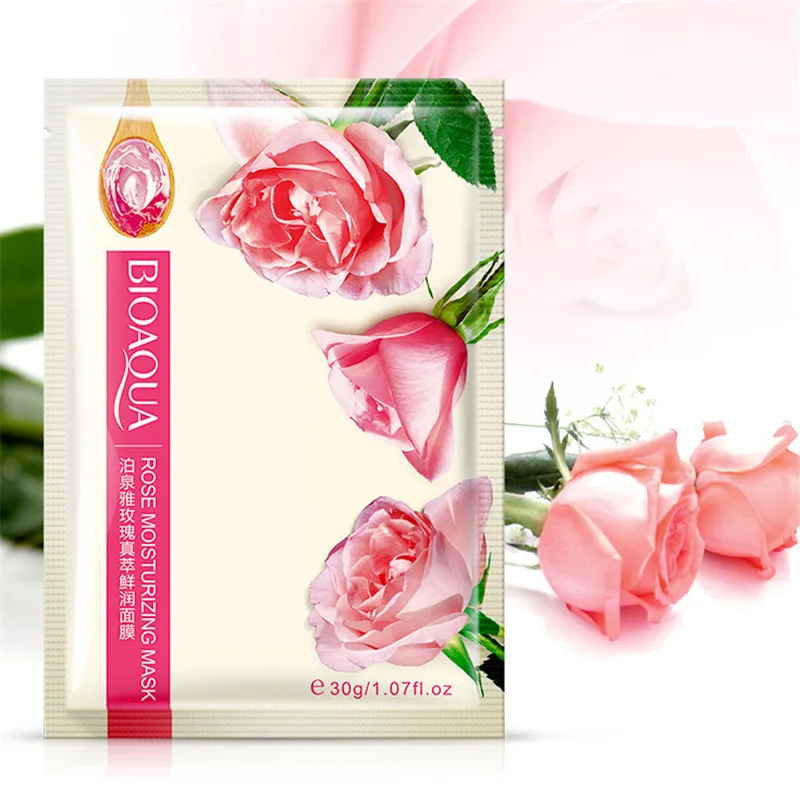 Bioaqua Natural Facial Mask Wrapped Mask Moisturizing Oil Control Shrink Pores Brighten Face Mask Skin Care