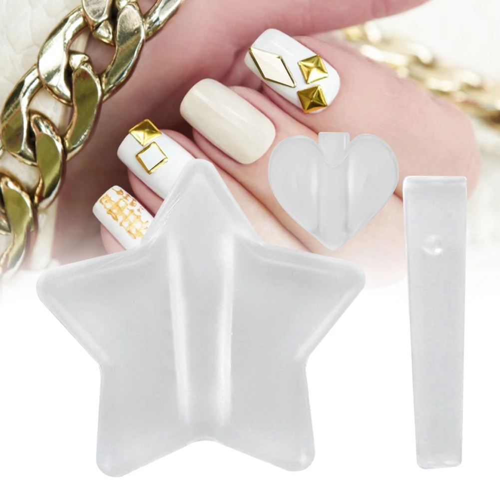 2 Types Matte Nail Bend Metal Slice Pressed Mold Curve Making Model Nails Art Equipment rhinestones nail art decorations tool | Красота и