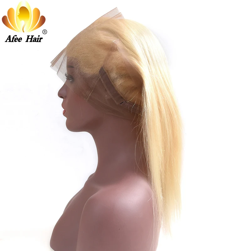 AliAfee Hair #613 цвет бразильские Прямые предварительно выщипанные 360 светлые