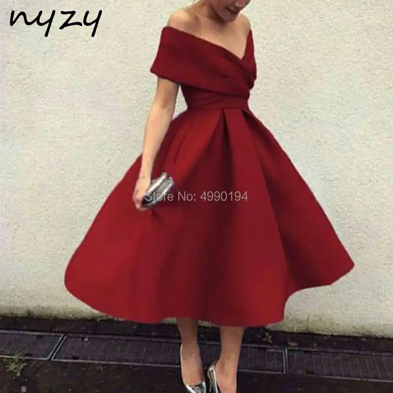 maroon cocktail dress for wedding