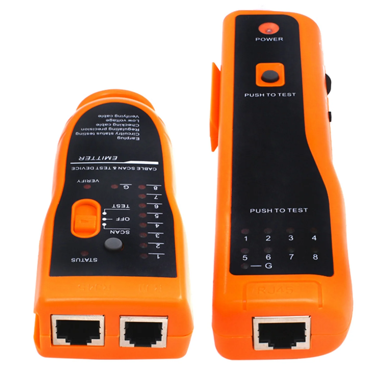 Utp Stp Cat5 Cat6 Rj45 Lan شبكة الكابل اختبار خط مكتشف Rj11 سلك الهاتف المقتفي الراسم تشخيص لهجة كيت Xq-350