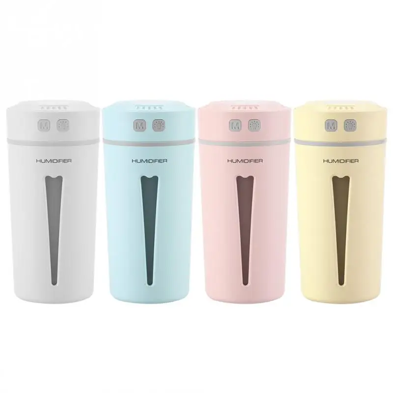 

260ML Ultrasonic Air Humidifier Aroma Diffuser with Colorful LED Night Light for Home Car Mini USB Purifier Mist Maker Fogger