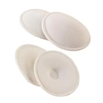 

4pcs Pregnant Anti-overflow Breast Pad Cotton Reusable Washable Breast Pad