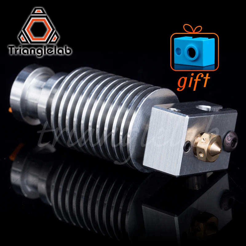 Preise Trianglelab Highall metall v6 hotend J kopf Hotend Kühlkörper heizung block wärme pause V6 DÜSE für E3D HOTEND für PT100