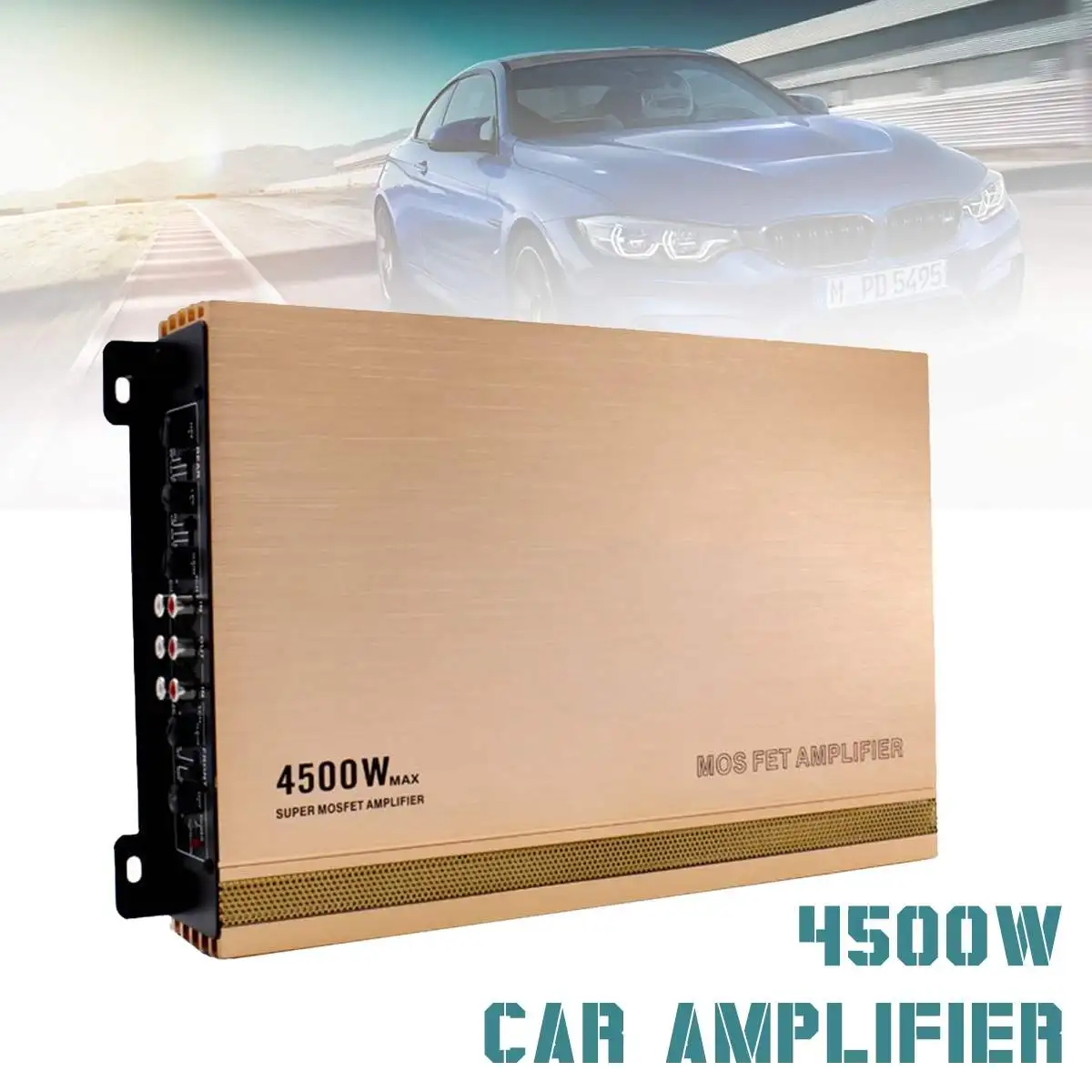 

4500w High Power Aluminum Alloy Car Vehicle Amplifier Speaker Portable Audio Auto Sound Amplifier Subwoofer Auto Stereo Player