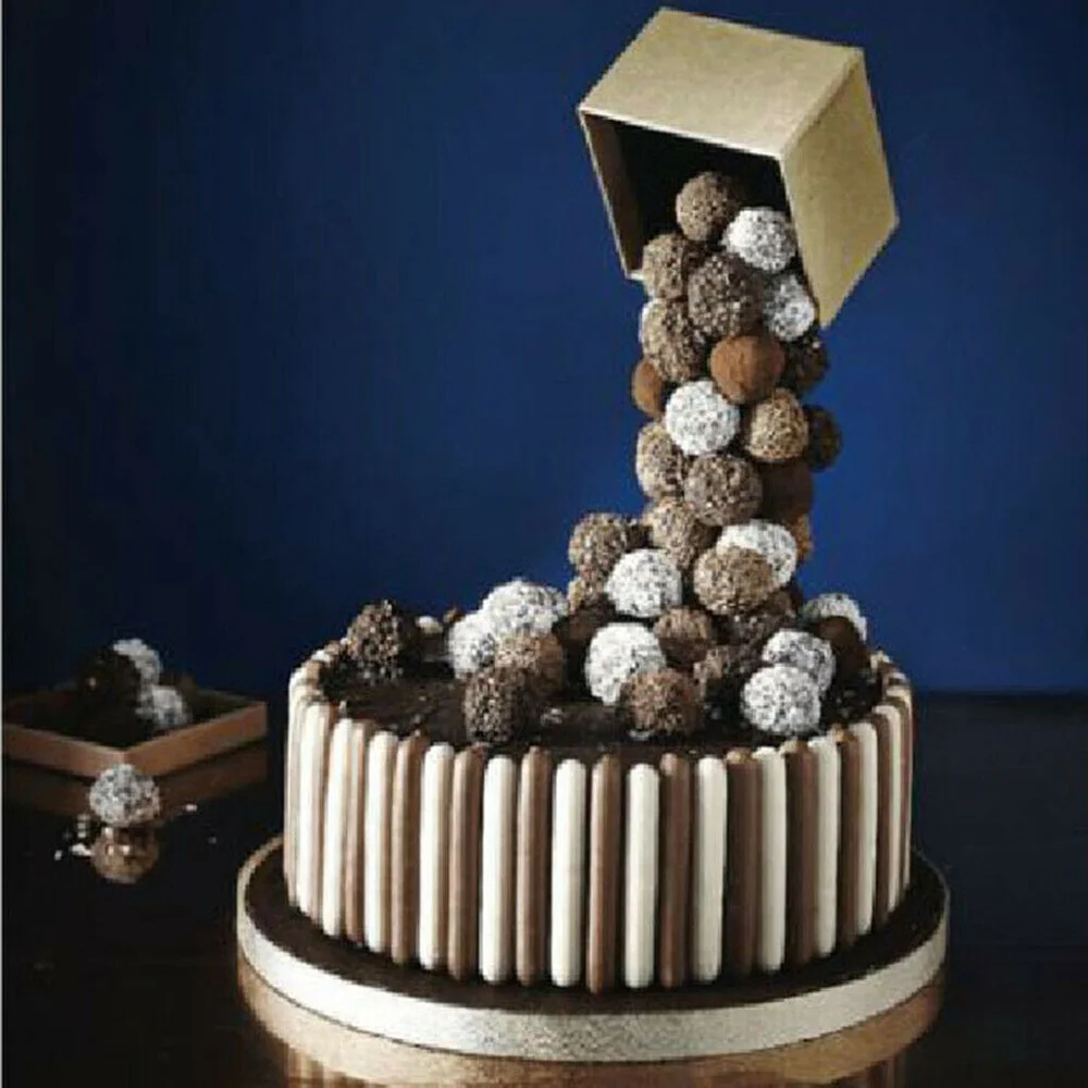 

Cake Stand Pouring Kit Cake Support Structure for Easy Gravity Defying Cakes by Cake Frame Bonus Conversion Cake Tools