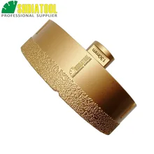 

SHDIATOOL Diameter 130mm Vacuum brazed diamond drilling core bits with 15MM Diamond height hole saw M14 connection Drill bits