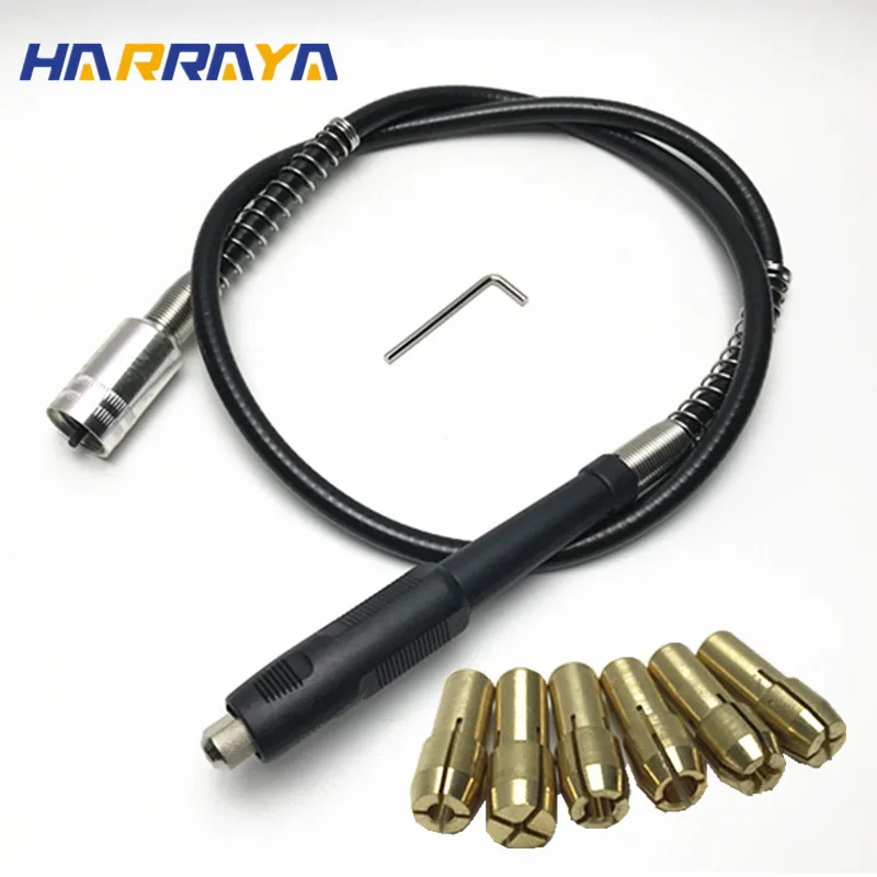 

Multi-function electric grinding universal soft shaft rotating hose engraving pen 0.5-3.2MM chuck grinder accessories