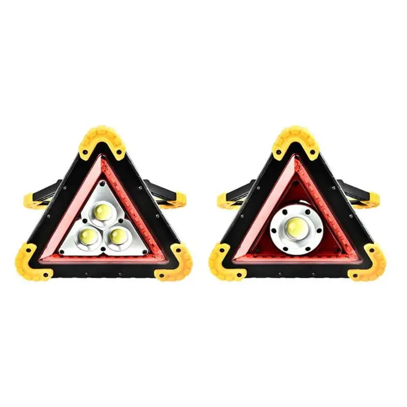 

Outdoor Flood Lamp Survival Tool COB Work Triangle Warning Light SOS Searchlight Emergency Warning Traffic Light Spotlamp