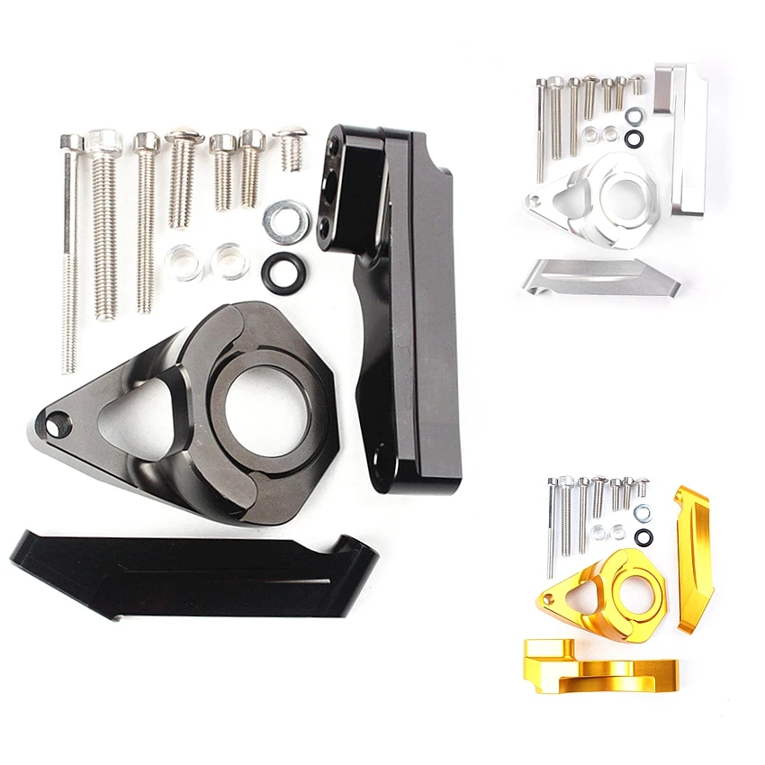 

CNC Steering Damper Stabilizer Bracket Mounting Holder Kit For SUZUKI GSXR600/750 GSR750 2001-2005 2002 2003 2004