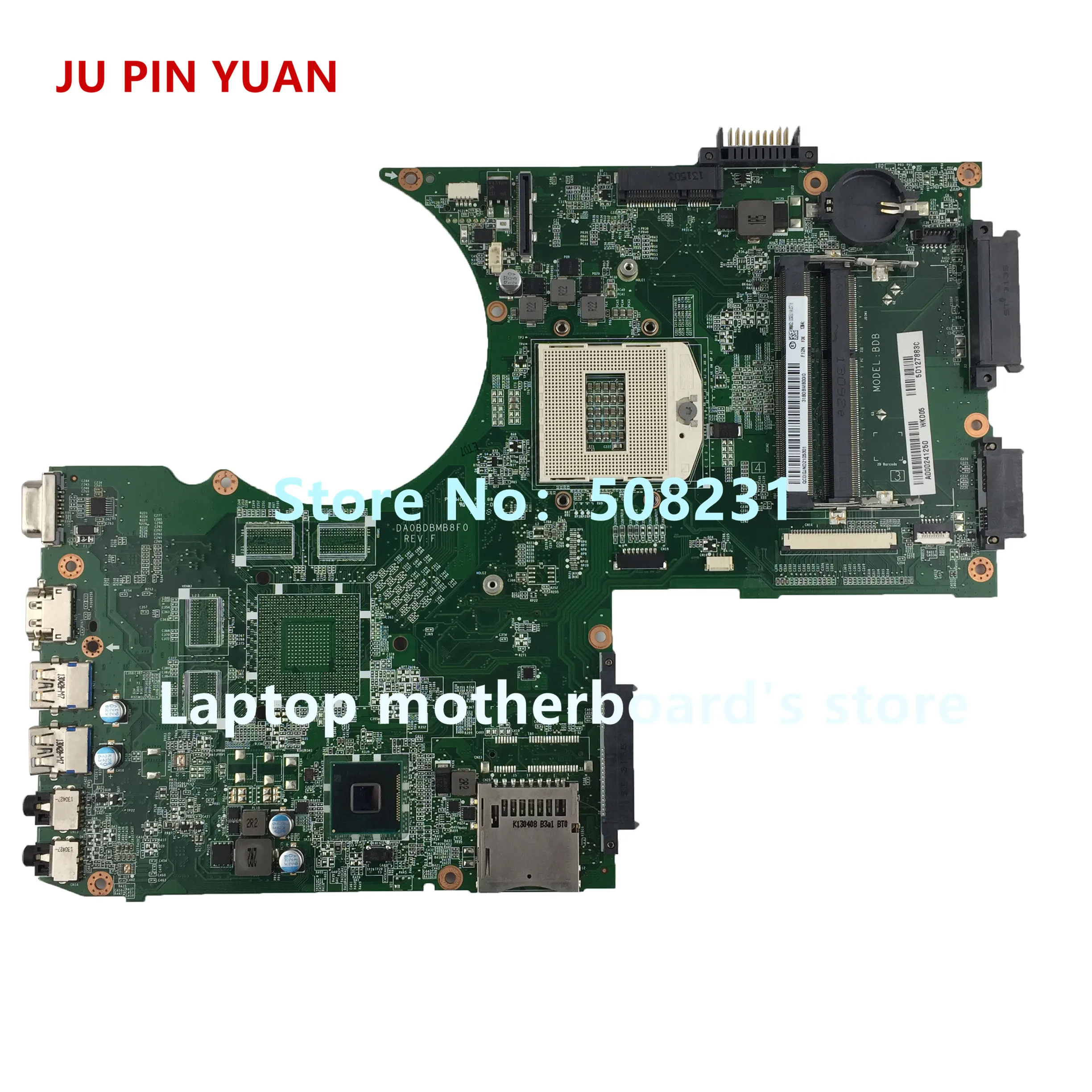 JU PIN YUAN A000241250 For toshiba satellite P70 P75 laptop motherboard DA0BDBMB8F0 HM86 Socket PGA 947 1