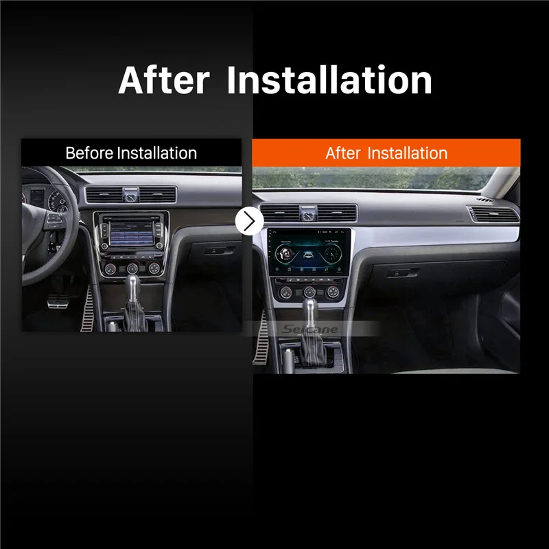 Seicane 10 1 дюймов Android 8 для 2012 VW Volkswagen Passat Автомобильный GPS радиоприемник плеер