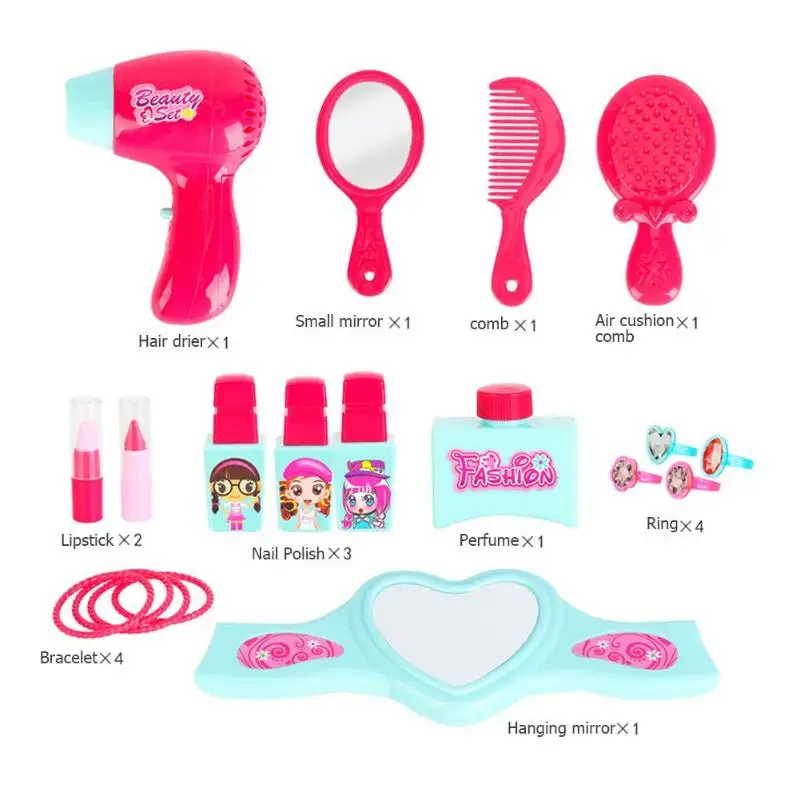 Дети макияж ролевые игры набор игрушка для девочек Принцесса косметическое лицо красота Моделирование Пластиковые Игрушки