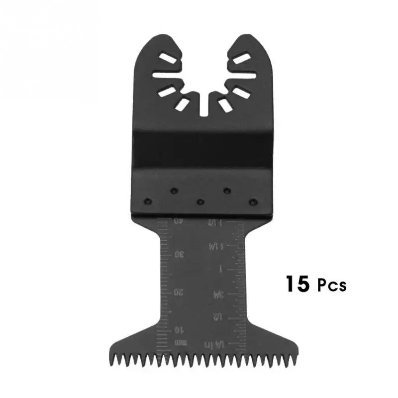 15pcs Standard Oscillating Multifunctional Saw Blades Big Teeth Power