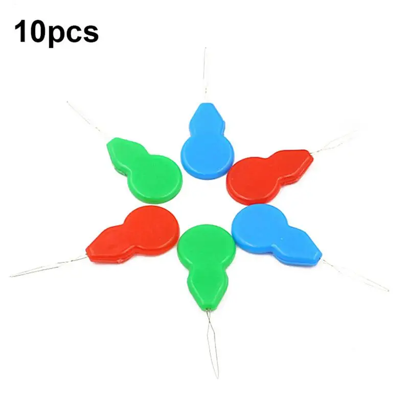 

10 Pieces / Set Of Needle Threader Needle Insertion Tool Sewing Machine Multi-function Lead Practical Needle Threader